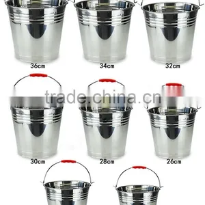 Wholesale Metal Bucket Stainless Steel Champagne Bucket With Lid thumbnail-5