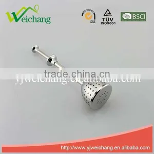 WCE121 Good Quality Stainless Steel Tea Tools Tea Strainer Tea Infuser Long Handle Push-open Style Durable and Rust Resistant thumbnail-2
