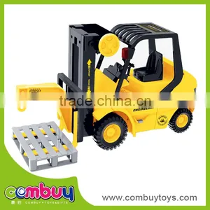 Hot Sale 1:14 Plastic Electric Friction Toys Mini Diecast Forklift Truck Model thumbnail-1