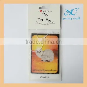 2015 OEM Design Best Seller Classical Type Tape Shaped Card Square Car Air Freshener thumbnail-4