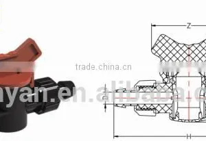 TY High Quality PP Compression Fittings IRRIGATION VALVE Eco-friendly Cheap Price Full Size Factory Price List Discount thumbnail-1