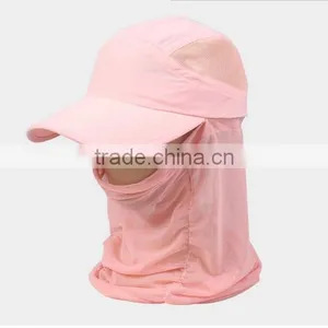 Protection Outdoors Large Brimmed Sport Hats Sun uv Protection Bucket Hat thumbnail-1