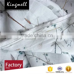 Custom Plain Colour Printed 100% Ramie Fabric for Clothes thumbnail-4