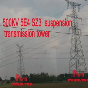 MEGATRO 500KV 5E4 SZ3 Suspension Transmission Tower thumbnail-1
