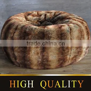 Faux Fur Chair Big Sofa Bed Adult Bean Bag 1 Chair Lounger thumbnail-1