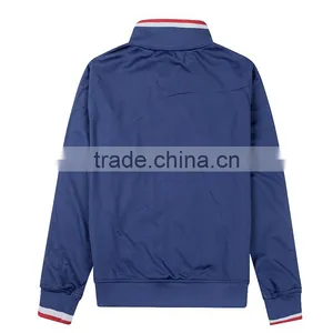 Custom New Design Modern Best Quality 100% Polyester Anti-pilling Wholesale Tricot Jacket Men Clothing thumbnail-2