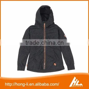 Custom 100% Polyester Woven Long Winter Wind Breaker Jacket thumbnail-3
