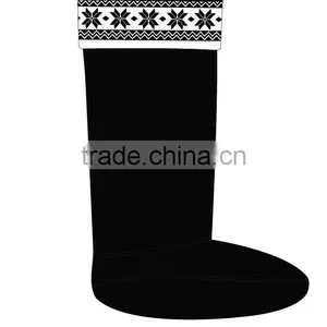 Majored in Fashion Black Useful Boot Socks Producer thumbnail-2