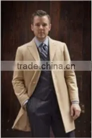 2014 Winter Season China Made Latest Style Formal Occasion Slim Fit Mens Cashmere Men Coat thumbnail-1
