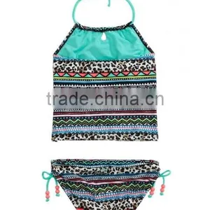 Children Stylish Folk Girl Swimwear thumbnail-2