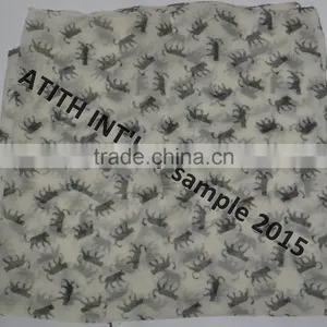 Printed Silk Scarf thumbnail-5