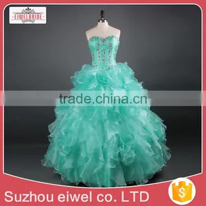 Beaded Sweetheart Ball Gown Evening Dress thumbnail-1