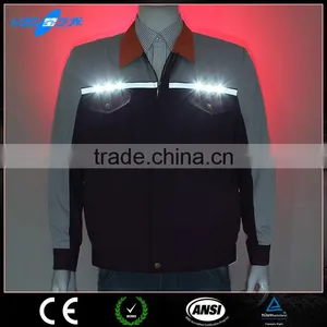 Hi Vis Reflective Work Shirts With LED Light&winter White Dress Suit thumbnail-5