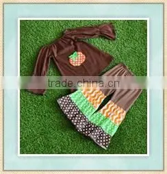 Wholesale New Design Girls a Halloween Boutique Pumpkin Outfits the Factory Direct Sales thumbnail-1
