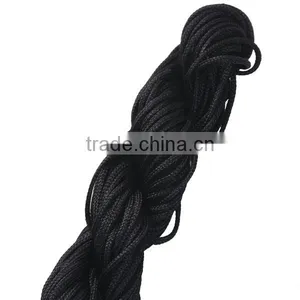 Polyester Jewelry Thread Black 1mm Cord Wire thumbnail-2