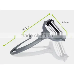 Stainless Potato Peeler Vegetable Slicer Cutter Kitchen Accessories 360 Degree Rotary Fruit Peeler Ultra Dual Julienne KC1092 thumbnail-5