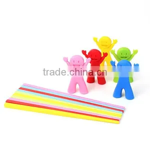 Children Kids Baby Beginner Cartoon Style Easy Fun Learning Training Helper Chopsticks Random Color thumbnail-4