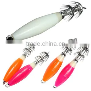 New Noctilucent Luminous Squid Bait Fishing Lures Hook Atificial Bait Fish Hook Fishing Jig thumbnail-1