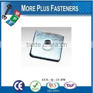 Made in Taiwan DIN 434 Square Taper Washers for U Sections Zinc Plated thumbnail-2