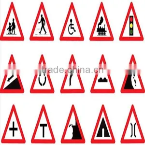 Custom Factory Sale PVC Lighted Safety Road Signs Reflective Sticker for Warning thumbnail-1