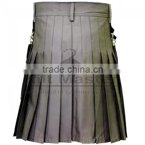 Black and Grey Hybird Kilt thumbnail-4