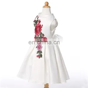 2016 Frozen Elsa Girl Party Dress , The New Children Dress Roses New Embroidery Upscale Princess DressA29161 thumbnail-6