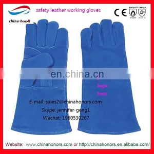 Leather Gloves Top Quality Work/gloves for Welders thumbnail-2