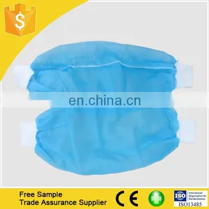 Disposable Nonwoven SMS Knitted Cuff Sleeve Cover thumbnail-1