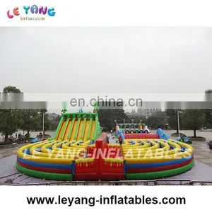 45M 5K Extreme Rush Obstacle Course, Inflatable Obstacle Race for Rentals thumbnail-1