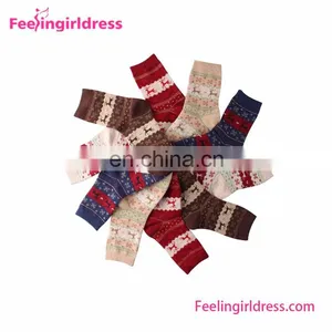 Colorful 5PC Winter Warm Gift Xmas Cheap Winter Socks thumbnail-5