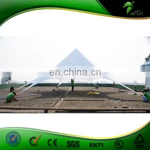 Dia 16m Large Durable Star Party Tent, Outside Star White Canopy Tents For 2015 thumbnail-2