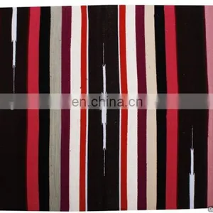 Indian Cotton Rugs Ethnic Home Decor Dariya Bohemian Decorative Carpet Hand Woven Durries thumbnail-1