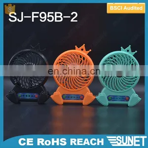 Rechargeable Table Stand Custom LOGO High Quality Portable Mini Fan Usb thumbnail-3