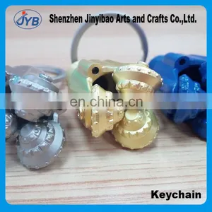 High Quality Oil Well Drill Bit Metal Custom Keychain Promotion thumbnail-2