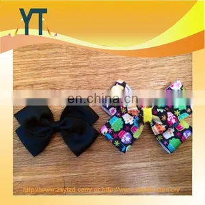Pure Color Satin Boutique Hair Bow/Barrette/Hair Pin As Bowknot thumbnail-3