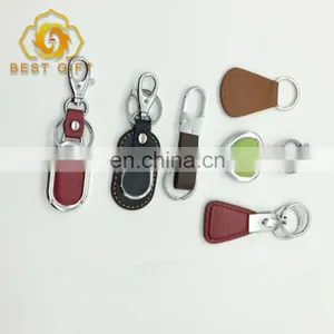 Custom High Quality Bulk PU Leather Keychain For Gifts thumbnail-1