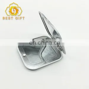 Purse Handbag Double Cosmetic Souvenir Compact Square Mirror thumbnail-5