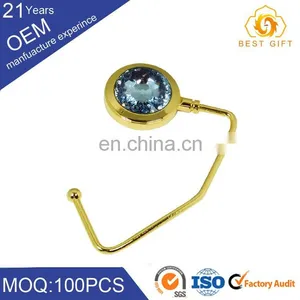 Heart Shape Token Metal Medal Foldable Purse Hanger / Banger Hook thumbnail-4