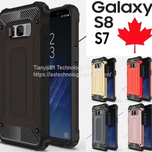 Samsung Galaxy S8 & S8 Plus Dual Layer Shockproof Armour Tough Case Cover thumbnail-1