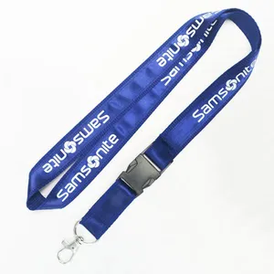 Wholesale Personalized Cheap Double Sided Layer Silk Screen Printing Lanyard Promotional Bright Color Printed Lanyard thumbnail-2
