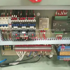 2.2KW×2 Double Head Angle Cutting Machine For 45 Degree Aluminum Profile Corner thumbnail-4