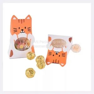 Cardboard Paper Cupcake Brown Packaging Box thumbnail-5