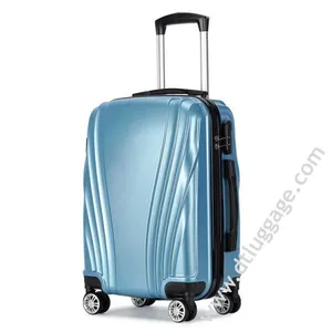 Easy Carry Light Trolley Suitcase Carry on Luggage Bag Hard Shell ABS Luggage thumbnail-3