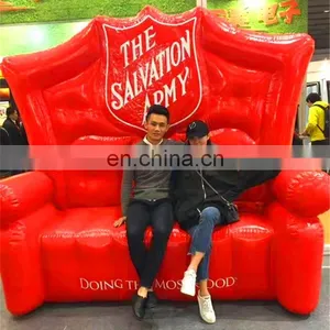Attractive Inflatable Air Lounge Sofa Bed ,Inflatable Portable Folding Sofa For Family And Commercial Use thumbnail-1