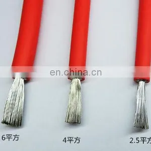 DC System PV Solar Cable 4mm 6mm Twin Core Xlpe Insulated Tinned Copper Solar Cable Price Per Meter thumbnail-4