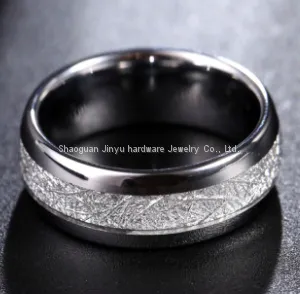 Colored Silver Foil Tungsten Gold Ring thumbnail-1