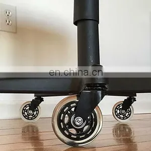 Low Noise Easy Fast Install Office Furniture PU Castor Roller Wheel thumbnail-5