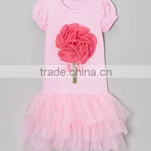 Chiffon Top + Skirt Set,baby Pettiskirt, Tutu Top, Girls Tutu Skirt thumbnail-1