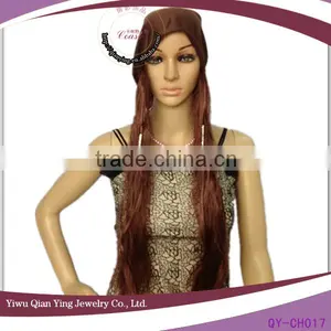 Fashion Long Brown Custom Wig Caps thumbnail-1