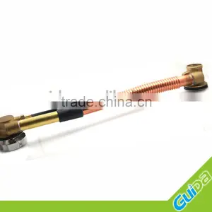 Ningbo Guida Brass Bathtub Waste Drain Shower Faucet Accessories With Push Button /copper Color Pipe thumbnail-4